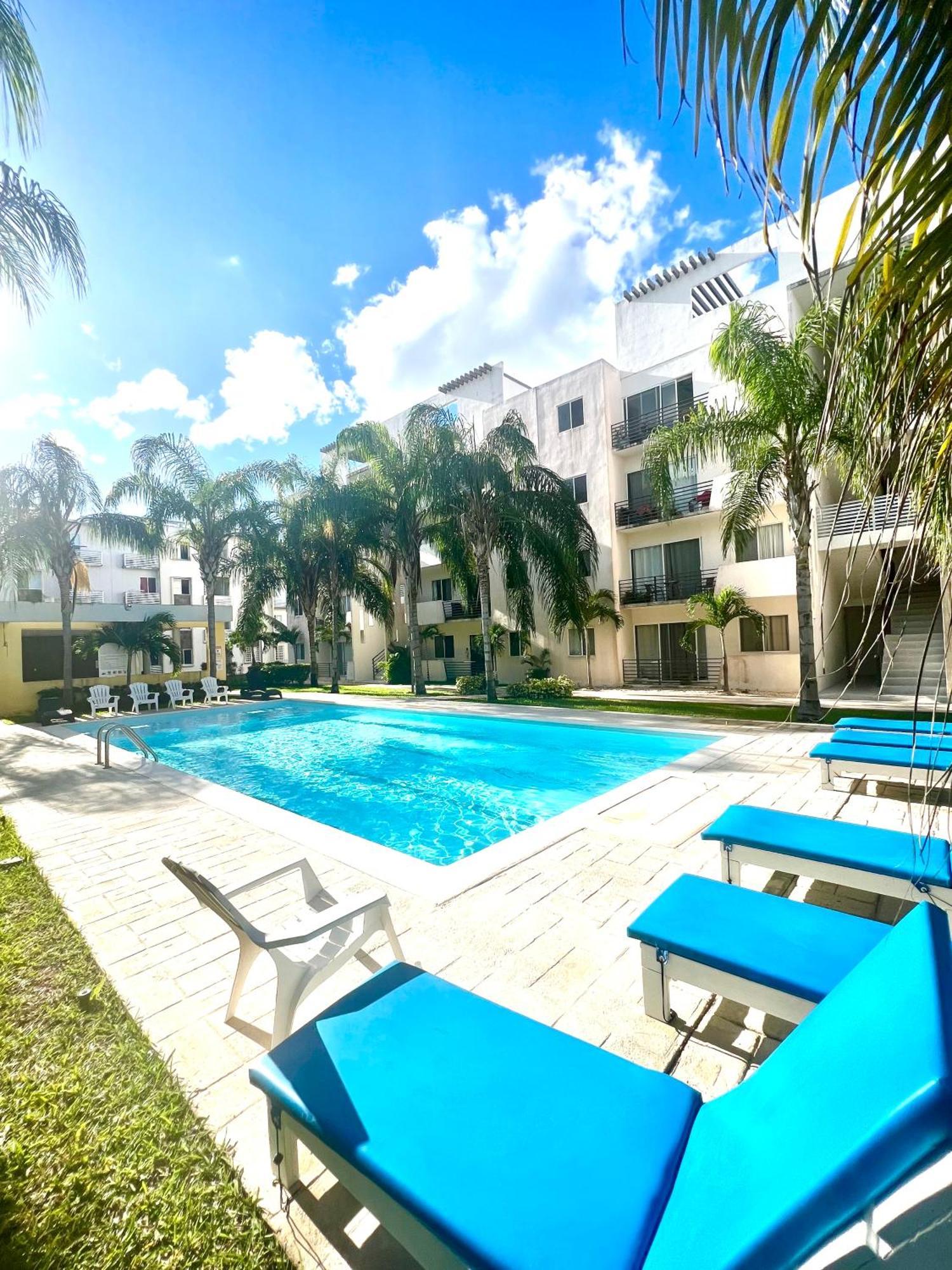 Ferienwohnung Departamento Blue Vacacional Playa del Carmen Exterior foto